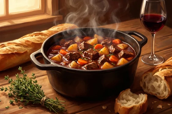 boeuf bourguignon recept