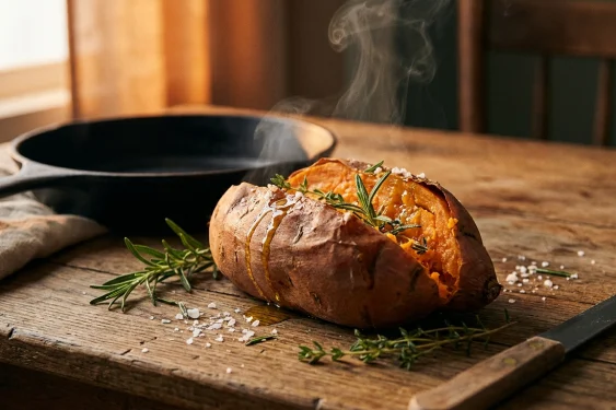 zoete aardappel oven