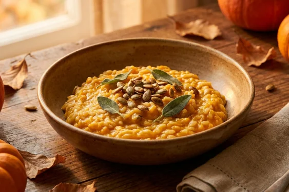 pompoen risotto
