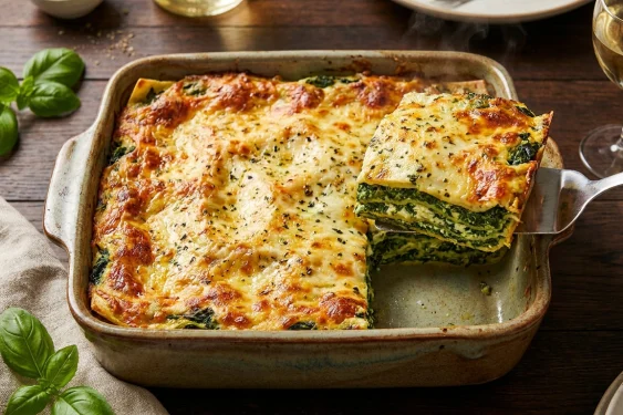lasagne met spinazie